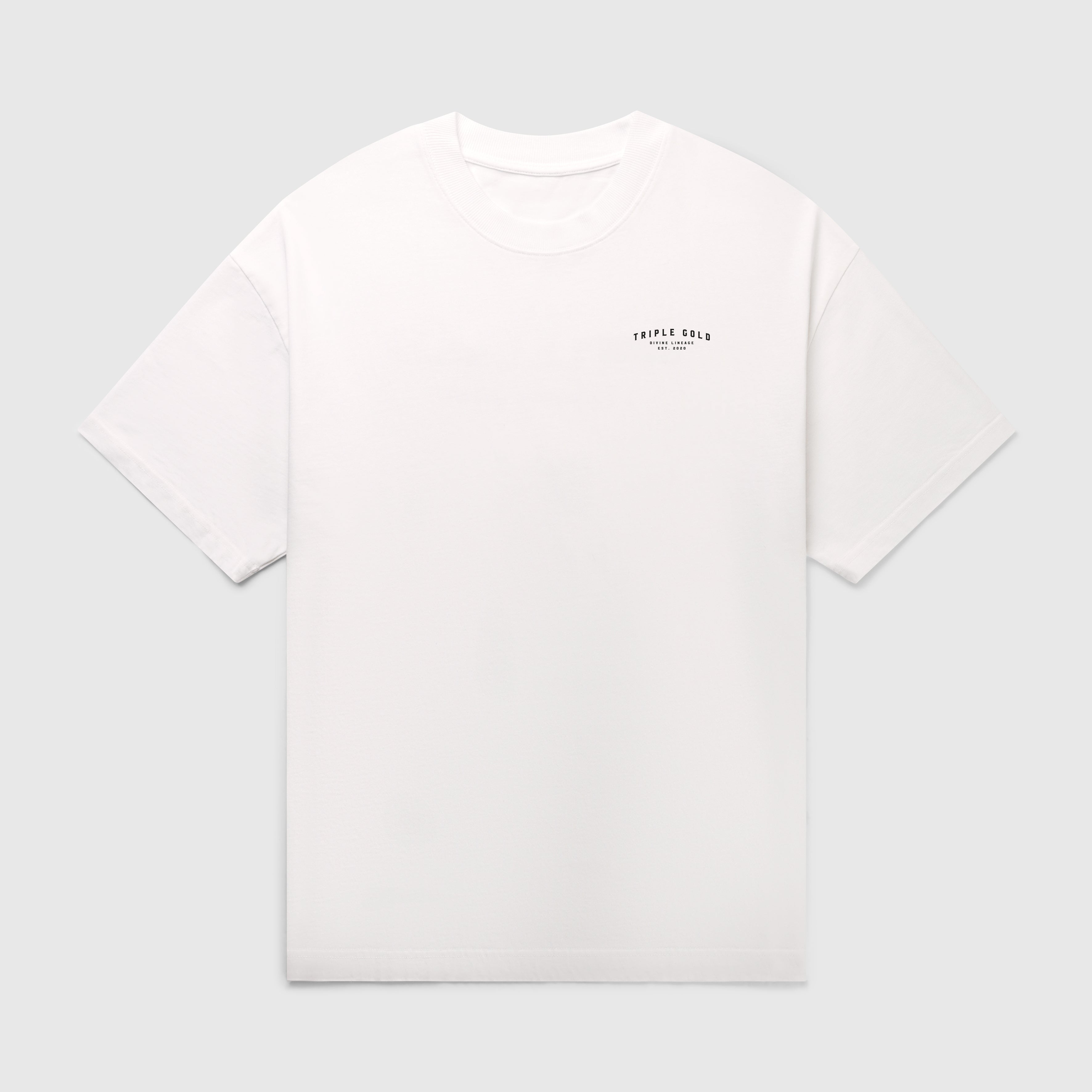 Doberman tee vintage white