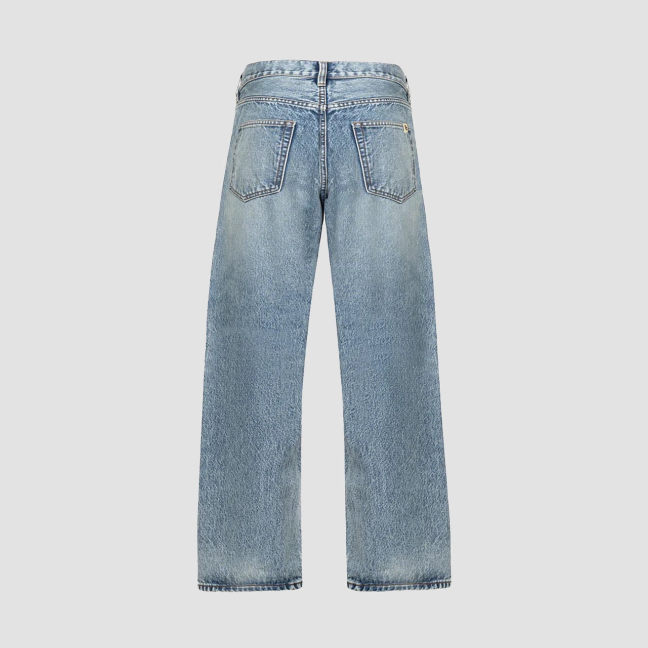 Essential baggy denim mid blue