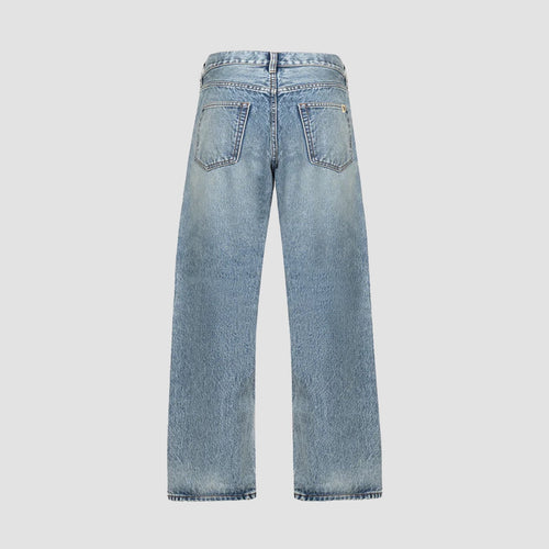 Essential baggy denim mid blue