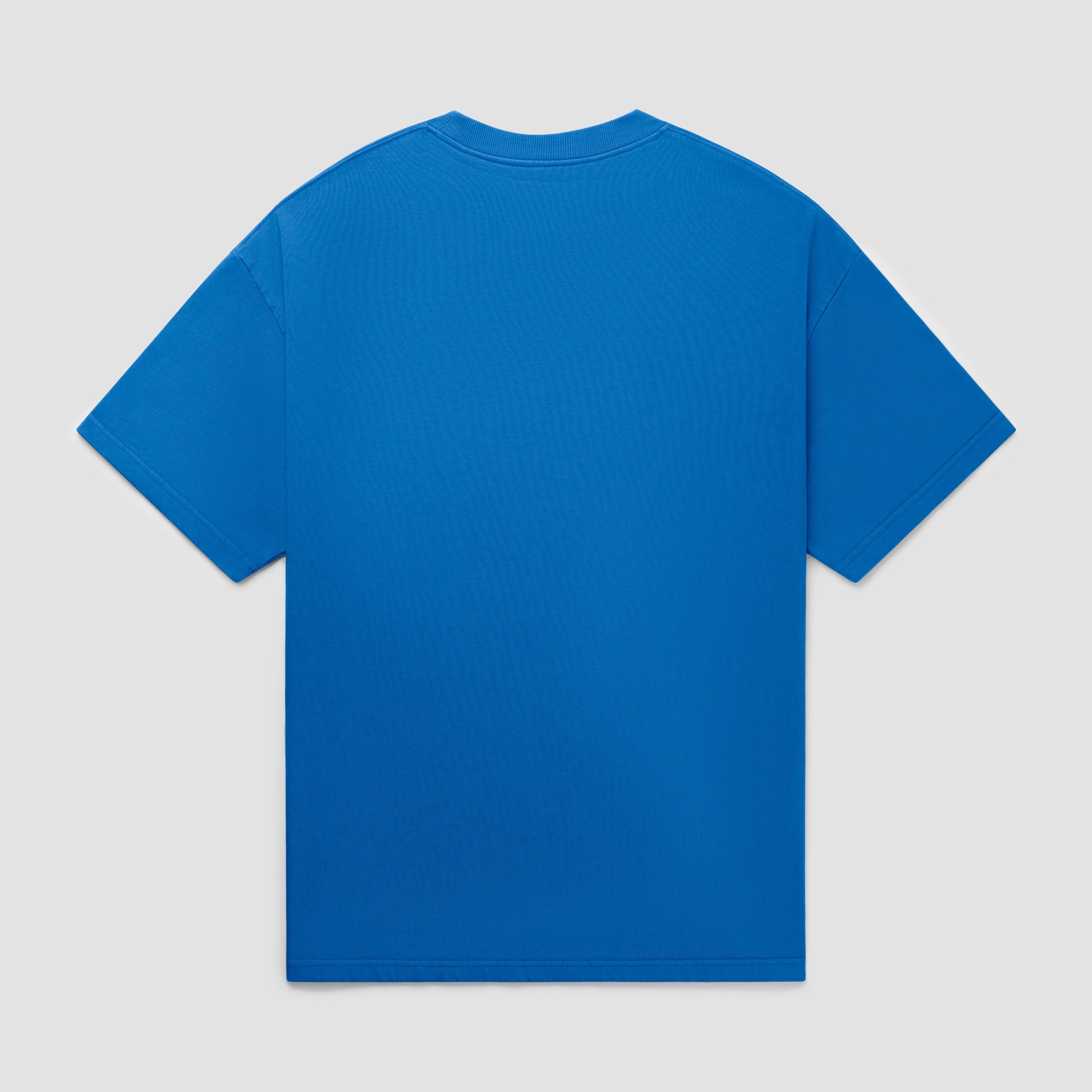 Essential staff tee blauw