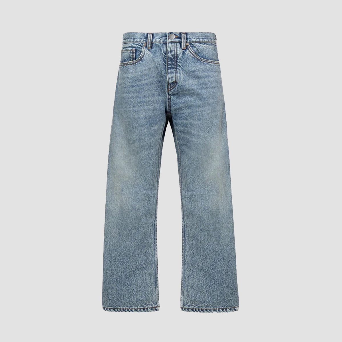 Essential baggy denim mid blue