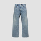 Essential baggy denim mid blue