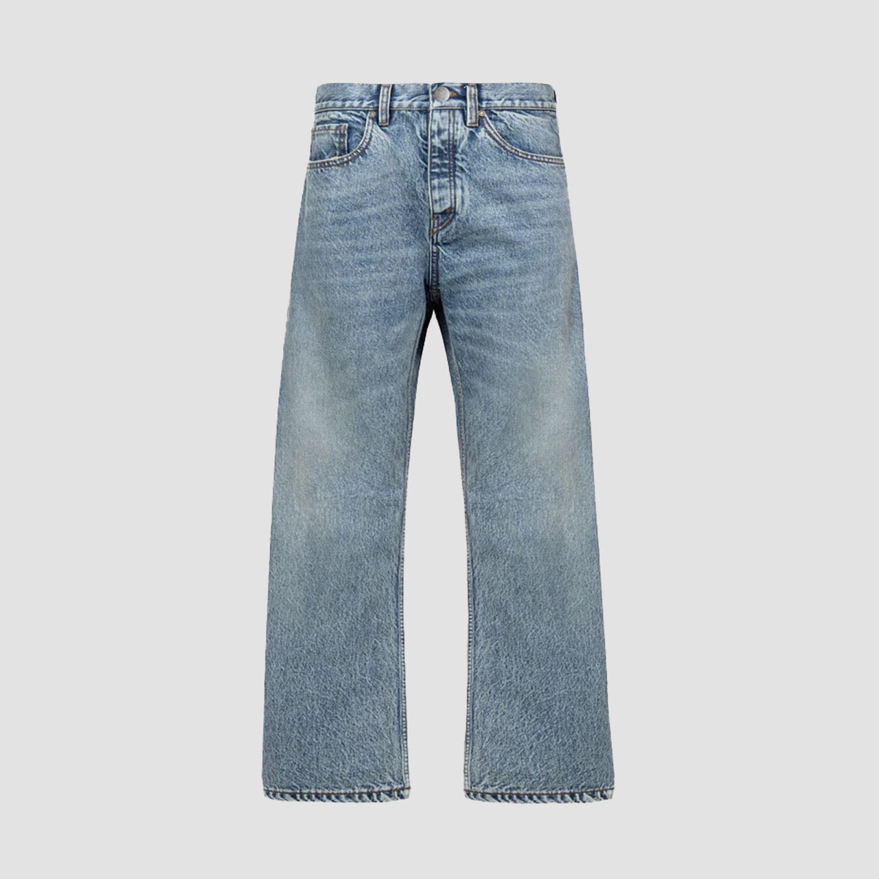 Essential baggy denim mid blue