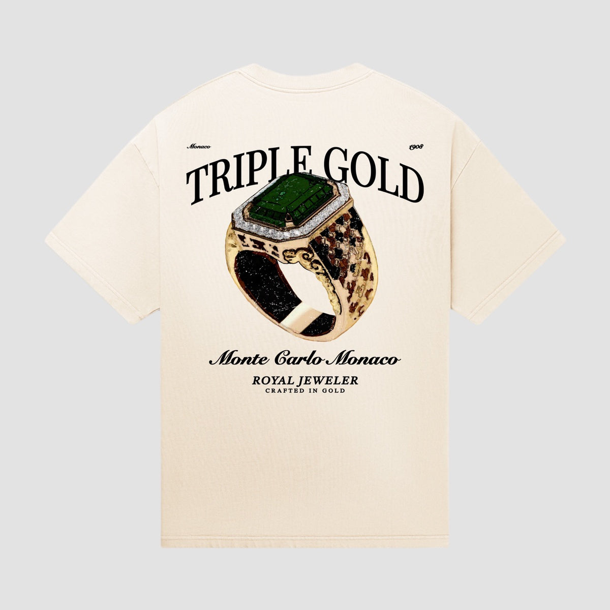 Royal jeweler tee creme