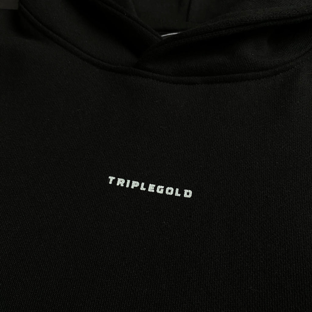 Essential regular hoodie black