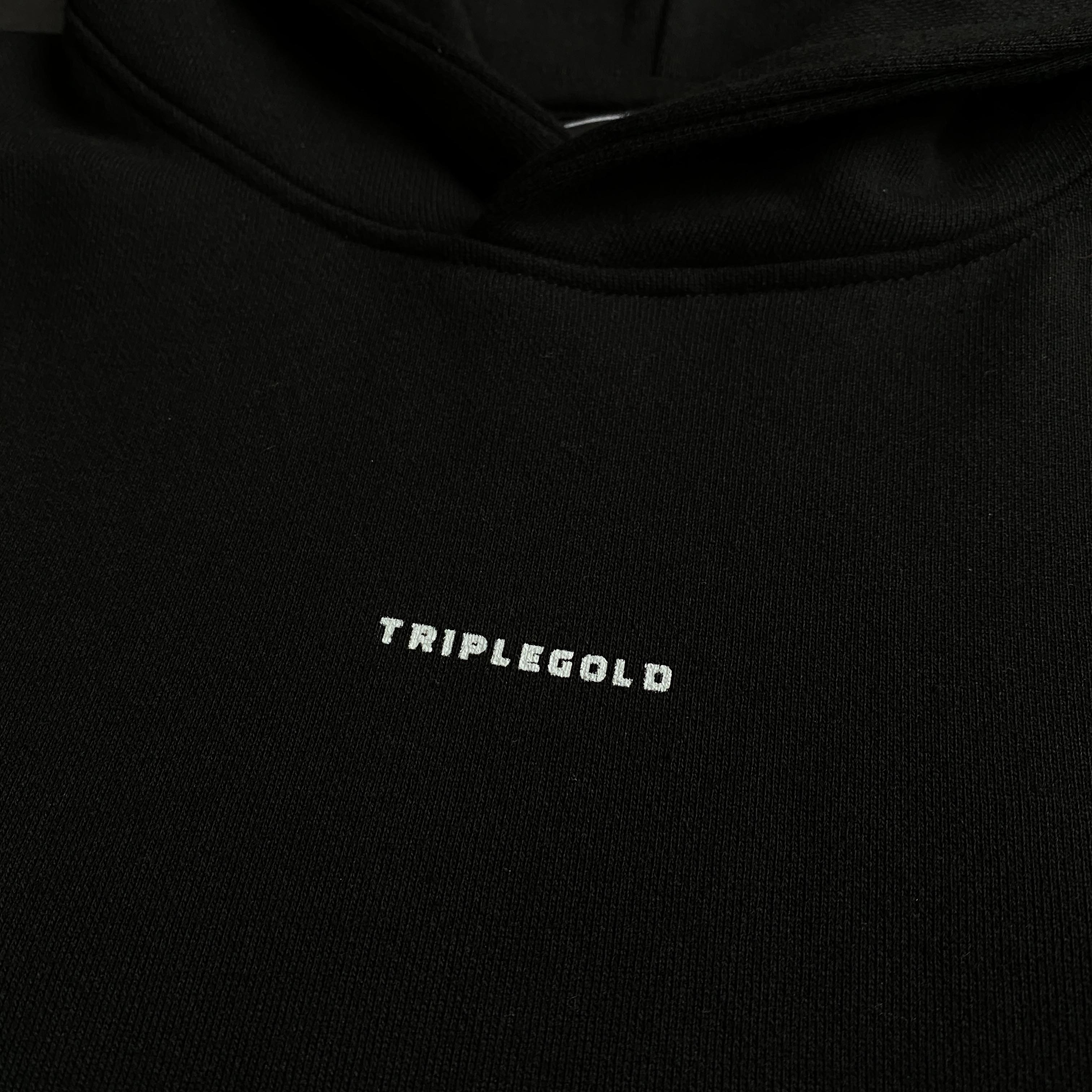 Essential regular hoodie black